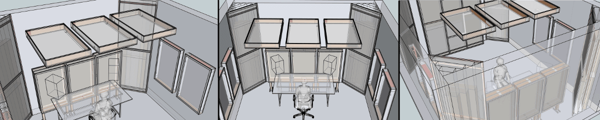Home studio room treatment - acoustic absorbers and bass traps