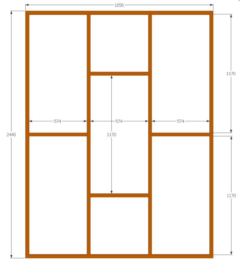 backwall panel front frame design