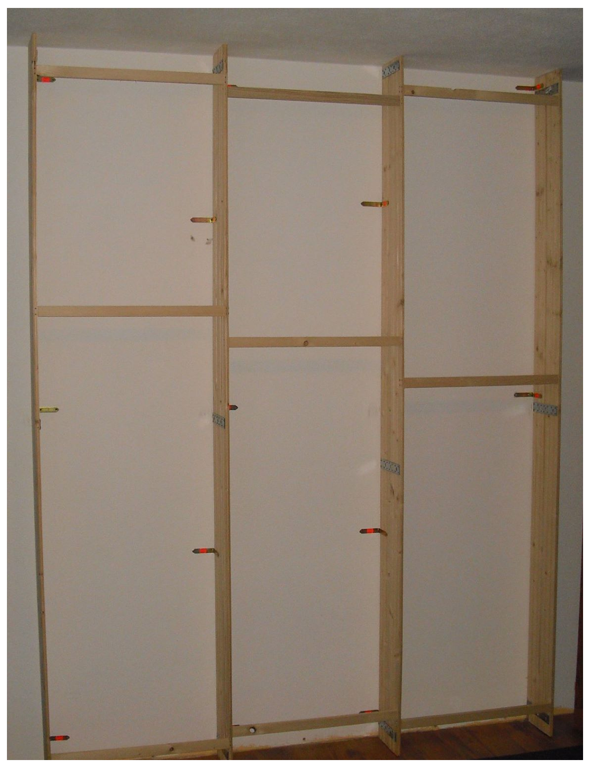 backwall panel partitions holders