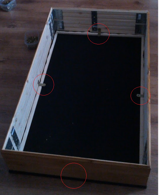 DIY stand alone acoutic panel (bass trap) - front frame in progress